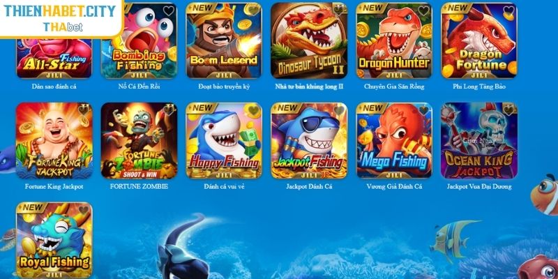 Bắn Cá Jili Thienhabet – Đại Dương Sôi Động Săn Thưởng Khủng 3 Một số sản phẩm giải trí mà người chơi nên thử