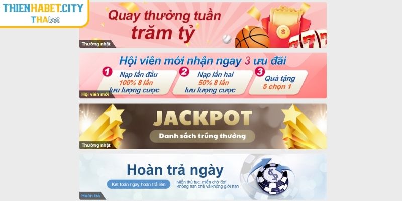 Khuyến Mãi Thienhabet – Cơ Hội Để Săn Thưởng Thần Tốc 1 Tổng quát về khuyến mãi Thienhabet