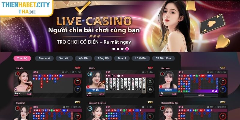 Via Casino Thienhabet – Sảnh Cược Tinh Hoa Trải Nghiệm Đỉnh 1 Tổng quan về sảnh cược Via Casino Thienhabet